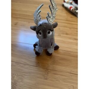 Disney Frozen Sven Plush Reindeer Ty Sparkle Antlers Stuffed Animal 8"
